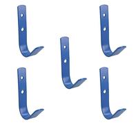 AB Tools 5PK Heavy Duty Blue General Purpose Equestrian Horse Stable Tack Room Hook