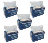 AB Tools 5PK Quality Dust Extracted Kiln Dried Small Animal Bedding Woodshaving 1.5kg