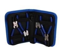 AB Tools 6" 150mm Internal And External Bent And Straight Circlip Plier Set In Carry Case