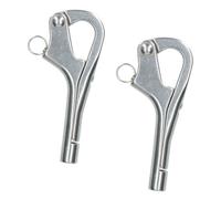 AB Tools 6" Pelican Hook Eye For Boat Guard Rail Marine Grade 316 Stainless Steel 2 Pack