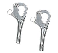 AB Tools 6" Pelican Hook Eye for Boat Guard Rail Marine Grade 316 Stainless Steel 2 PACK