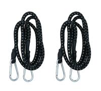 AB Tools 60" Bungee Rope With Carabina Hooks Cords Shock Elastic Clips x 2 TE821
