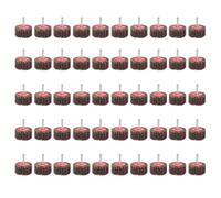 AB Tools 60 Grit 50mm Flap Wheel Disc Abrasive Sanding Pads For Drills 6mm Shank 50Pc