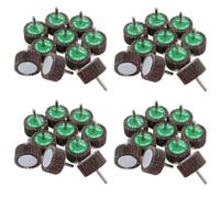 AB Tools 60 Grit 50mm Flap Wheel Disc Abrasive Sanding Pads For Drills Grinders 6mm Shank 40Pc