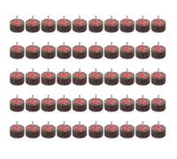 AB Tools 60 Grit 60mm Flap Wheel Disc Abrasive Sanding Pads For Drills 6mm Shank 50Pc