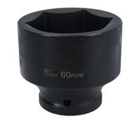 AB Tools 60mm 3/4In Drive Metric Shallow Impact Wheel Nut Socket 6 Sided Single-Hex