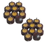 AB Tools 60mm 40 Grit Abrasive Flap Wheel Discs Sanding Rust Removal 6mm Shank 20Pc