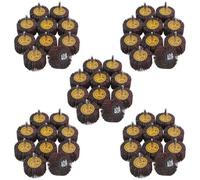 AB Tools 60mm 40 Grit Abrasive Flap Wheel Discs Sanding Rust Removal 6mm Shank 50Pc