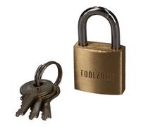 AB Tools 60mm Brass Padlock Heavy Duty Shed Lock Security Chain Shed Garage