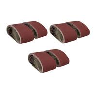 AB Tools 610mm X 100mm Mixed Grit Abrasive Sanding Belts Power File Sander Belt 60 Pack