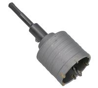 AB Tools 65mm Metric Core Drill With Sds Arbor And Pilot Drill Brick Stone Block Cutter