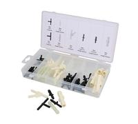 AB Tools 65Pc Hose Vacuum Line Connector Hose Tail Attachment Y T Straight Connectors
