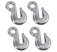 AB Tools 6mm (1/4In) Eye Grab Hook 316 Stainless Steel Chain Holder Lifting Marine 4Pc