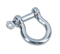AB Tools 6mm Galvanised Bow Shackle Single Shackle Link Chandlery Boat Yacht