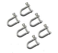 AB Tools 6mm Galvanised Dee Shackle Pack Of 6 Shackle Chandlery Dk01