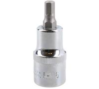 AB Tools 6mm Hex Bit Metric Allen Socket Male 1/2" Drive 55mm Length Strengthened Tip