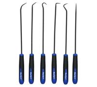 AB Tools 6Pc 240mm Long Reach Hook And Pick Set For O Rings Hoses Clips Seals Clamps