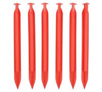 AB Tools 6Pc Heavy Duty Plastic Tent Awnings Marquees Pegs For Camping 220mm Long