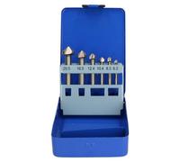 AB Tools 6Pc Hss Countersink Countersunk Deburring Drills Tapered For Metal Wood