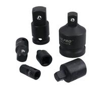 AB Tools 6Pc Impact Socket Adaptor Adapter Step Up Step Down Reducer Converter