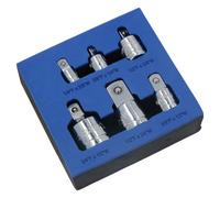 AB Tools 6Pc Socket Reducer Adapter Adaptor Step Up Step Down Socket Converter Set