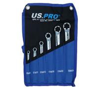 AB Tools 6Pc Torx E Spanner Wrench Star Double Ended Box E6 - E24 12 Sizes Set