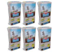 AB Tools 6Pk 24.6L Brown Clean & Cozy Small Animals Bedding 99% Dust Free Odor Control