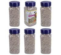 AB Tools 6Pk 600G Bird Crushed Oyster Shell Calcium & Mineral Help Aid Digestion Cage