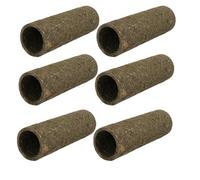 AB Tools 6Pk Extra Small Pet Hamster Mouse Naturals Treat Hay 'n' Hide Meadow Tunnel