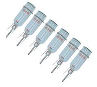AB Tools 6Pk Small Animal Glass 750Ml Chew Proof Water Bottle With Water Level Indicator