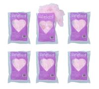 AB Tools 6Pk Small Animal Hamster Gerbils Safe Bed Fluff Nesting Bedding - (Colour Varies)