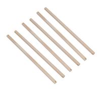 AB Tools 6Pk Wooden Bird Perch Canary Budgie Cockatiel Parrot Bird Cage Accessories 12"
