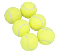 AB Tools 6pk Yellow Dog Pet balls 6cm Super Bounce Fetch Balls