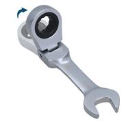 AB Tools 7/16" Af Sae Imperial Flexible Stubby Flexi Head Ratchet Spanner Combi Wrench