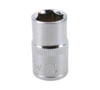 AB Tools 7/16" Imperial 6 Point 3/8" Drive Shallow Socket Sae Af Chrome Vanadium Steel