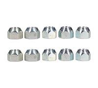 AB Tools 7/16" UNF Conical Wheel Nuts Pack of 10 for Trailer Caravan Suspension Hubs