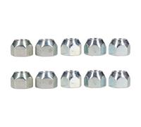 AB Tools 7/16" Unf Conical Wheel Nuts Pack Of 10 For Trailer Caravan Suspension Hubs