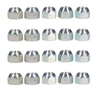 AB Tools 7/16" Unf Conical Wheel Nuts Pack Of 20 For Trailer Caravan Suspension Hubs