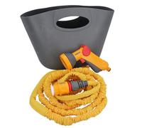AB Tools 7.5 Metre Hozelock Superhoze Expanding Garden Hose Pipe Kink Free Watering