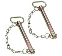 AB Tools 7/8in (22mm) x 160mm Replacement Trailer Hitch Pin for Tow Ball Pin Couplings 2pc