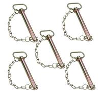 AB Tools 7/8in (22mm) x 160mm Replacement Trailer Hitch Pin for Tow Ball Pin Couplings 5pc
