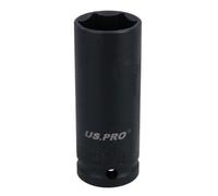 AB Tools 7/8In Double Deep Impact Imperial Sae Socket 1/2In Drive 6 Sided Single Hex