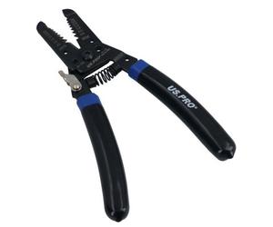 AB Tools 7" Curved Handle Electrical Wire Strippers And Cutters For Wire 0.6mm-2.6mm
