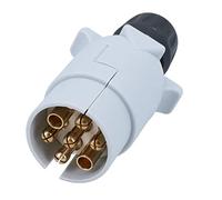 AB Tools 7 PIN 12S CARAVAN PLUG THERMO PLASTIC TOWING 12V TRAILER LIGHTS MAYPOLE MP29B