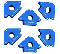 AB Tools 75Lb Large Welding Welder Magnet Magnetic Holder Support 45 90 135 Angle 6Pc