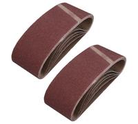 AB Tools 75mm X 457mm 40 Grit Coarse Abrasive Sanding Belt Sander Discs 10 Pack