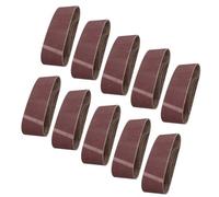 AB Tools 75mm X 533mm 120 Grit Fine Abrasive Sanding Belt Sander Discs Sheets 50 Pack