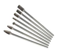 AB Tools 7Pc Extra Long Tungsten Carbide Burr Files Remover Removal Hole Enlarger Set