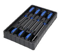 AB Tools 7Pc Torx Star Magnetic Screwdriver Set With Cushioned Grip T10 To T30