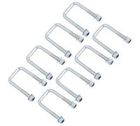 AB Tools 8 Single Parabolic Leaf Spring High Tensile U Bolt / Nuts For Ifor Williams Trailers